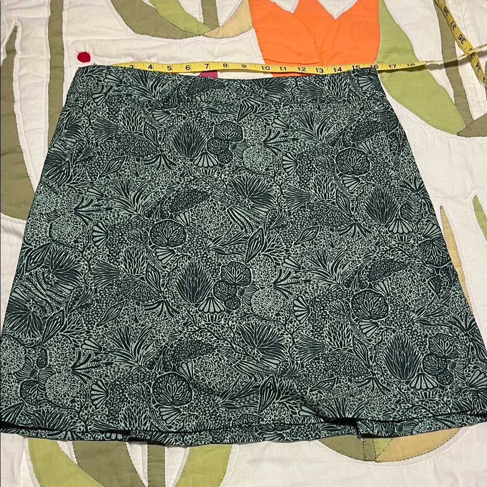 Ripskirt Hawaii A-Line Skirt in Green Floral